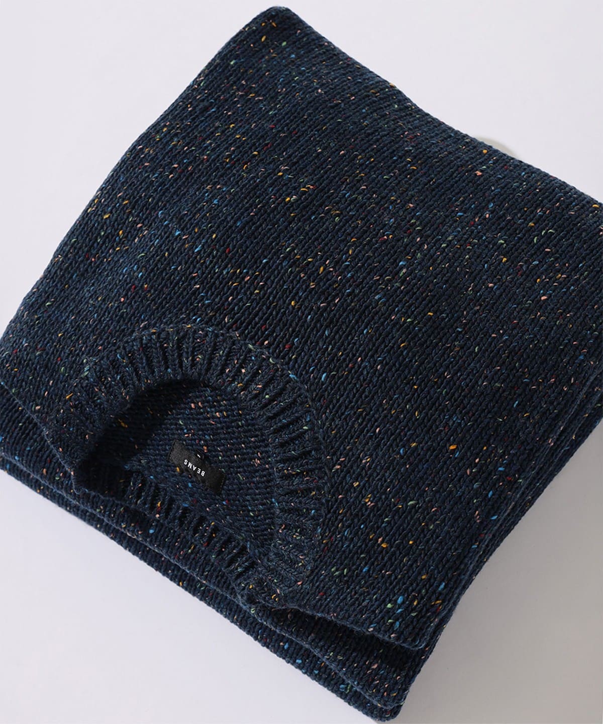 3ゲージ カラーネップ クルーネック ニット 24FW トップス MEN NAVY S 3ゲージ カラーネップ クルーネック ニット 24FW トップス MEN NAVY S