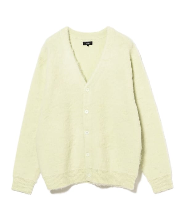 BEAMS 7 gauge solid shaggy cardigan (tops BEAMS cardigans) for sale | BEAMS