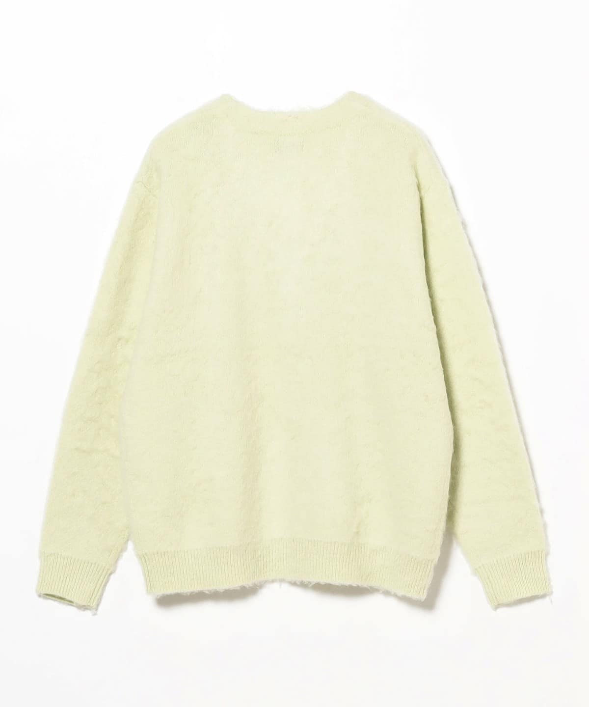 BEAMS 7 gauge solid shaggy cardigan (tops BEAMS cardigans