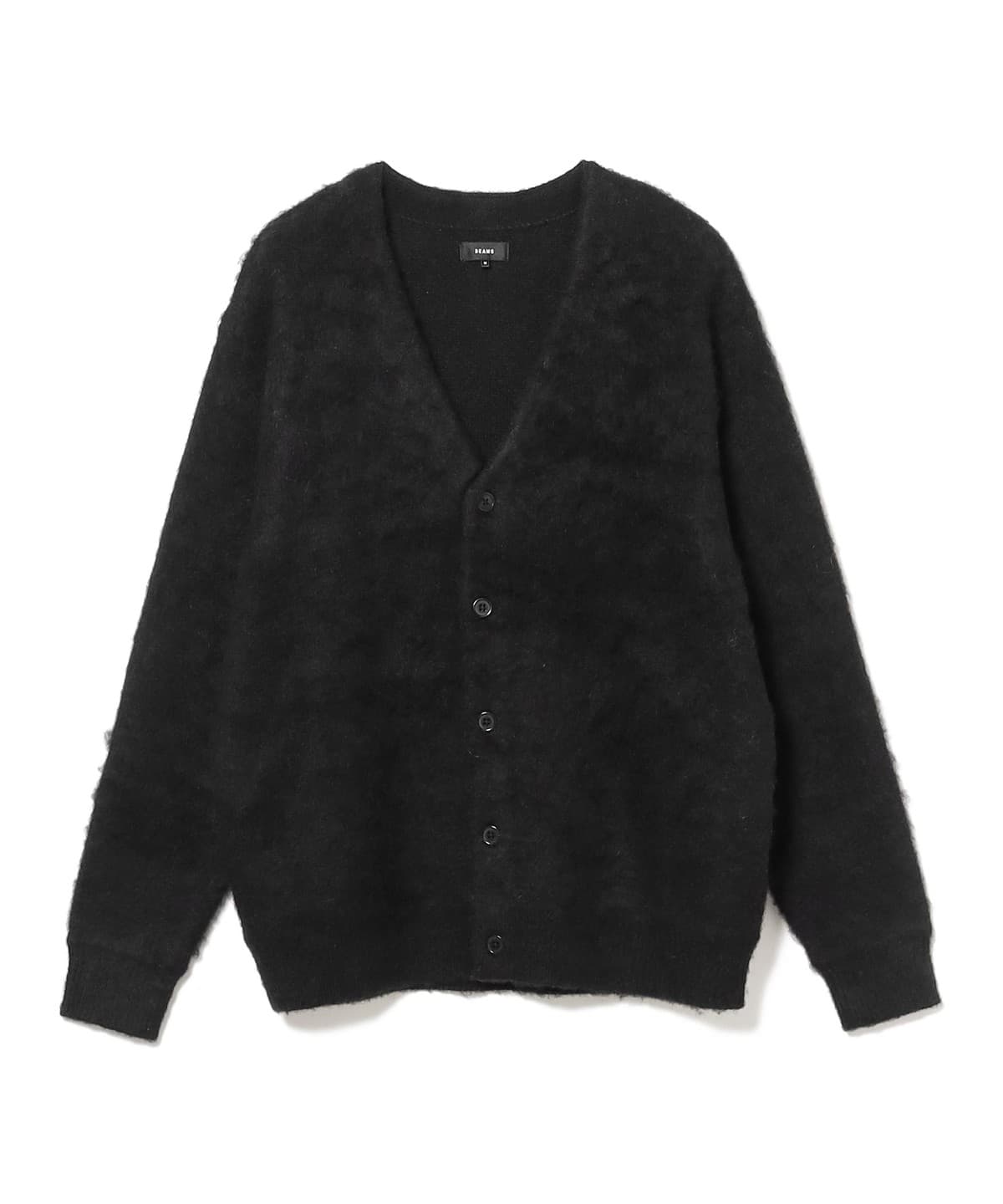 BEAMS 7 gauge solid shaggy cardigan (tops BEAMS cardigans) for sale | BEAMS