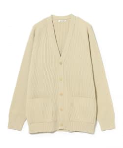 ▲AURALEE / SUPER FINE WOOL RIB KNIT CARDIGAN