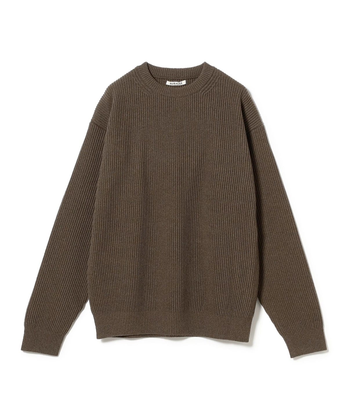 BEAMS（ビームス）AURALEE / SUPER FINE WOOL RIB KNIT P/O（トップス ニット・セーター）通販｜BEAMS