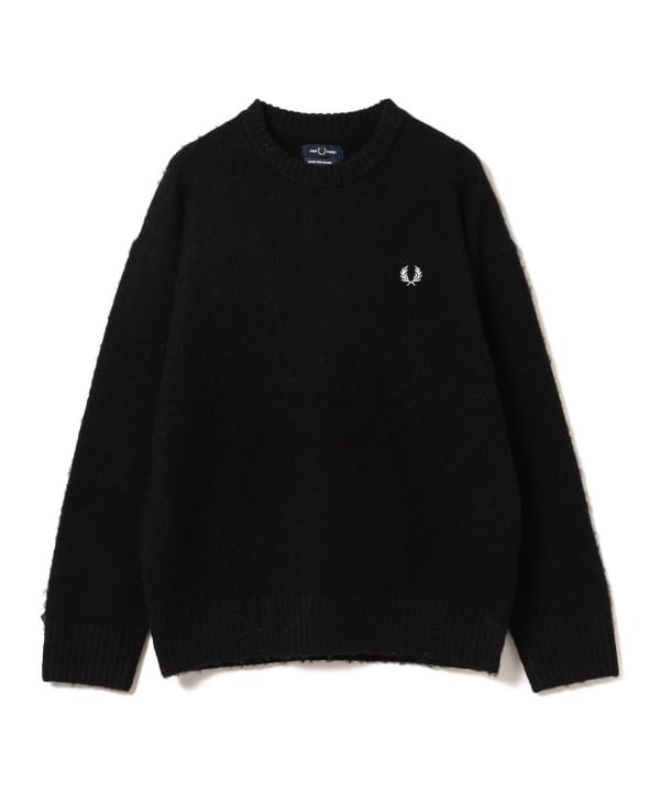 即決 Lサイズ FRED PERRY × BEAMS 別注 フラッフィー ニット ブルー 新品未使用 送料無料 ビームス フレッドペリー -  メンズファッション