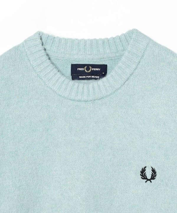 BEAMS（ビームス）【別注】FRED PERRY / フラッフィ クルーネックニット（トップス ニット・セーター）通販｜BEAMS