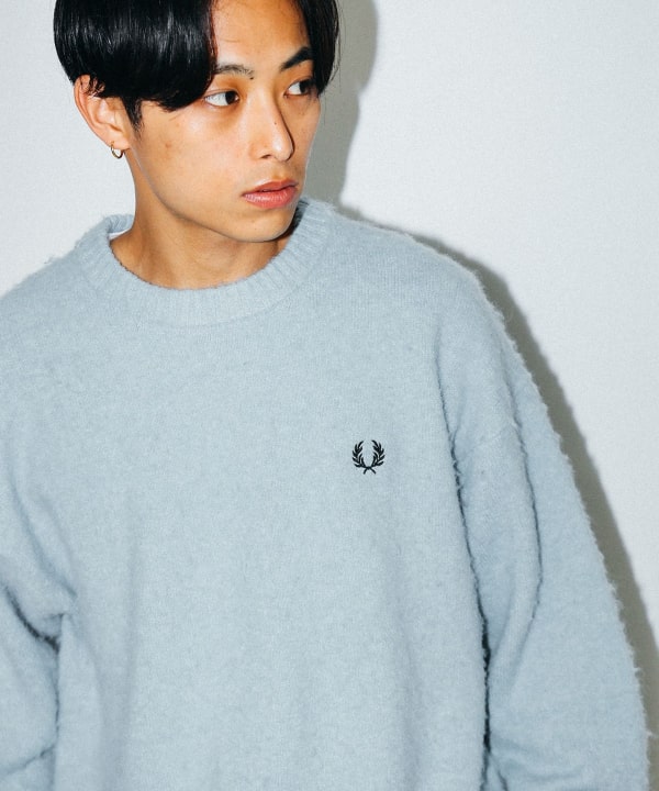 BEAMS（ビームス）【別注】FRED PERRY / フラッフィ クルーネックニット（トップス ニット・セーター）通販｜BEAMS