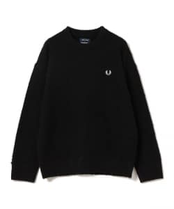 FRED PERRY × BEAMS / 別注 男裝 毛絨 圓領 針織衫