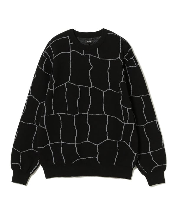 BEAMS GOLF セーター L 黒/赤