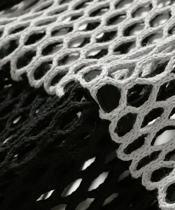 BEAMS（ビームス）blackmeans / cotton mesh long sleeve T