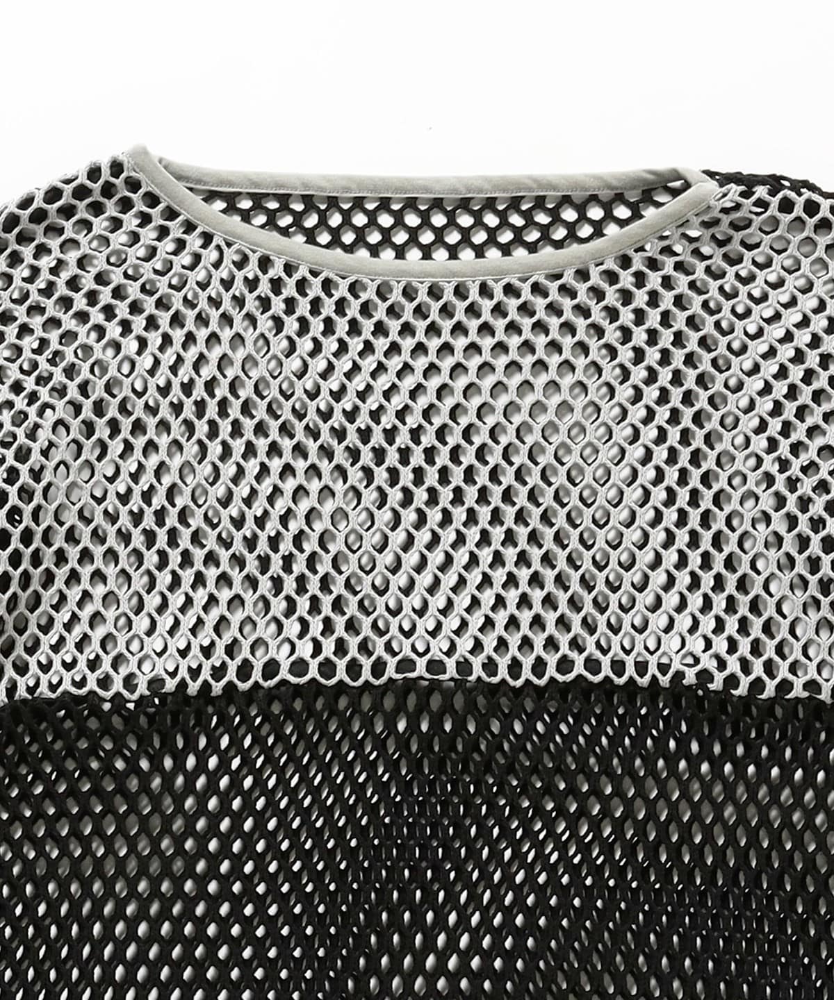 BEAMS（ビームス）blackmeans / cotton mesh long sleeve T