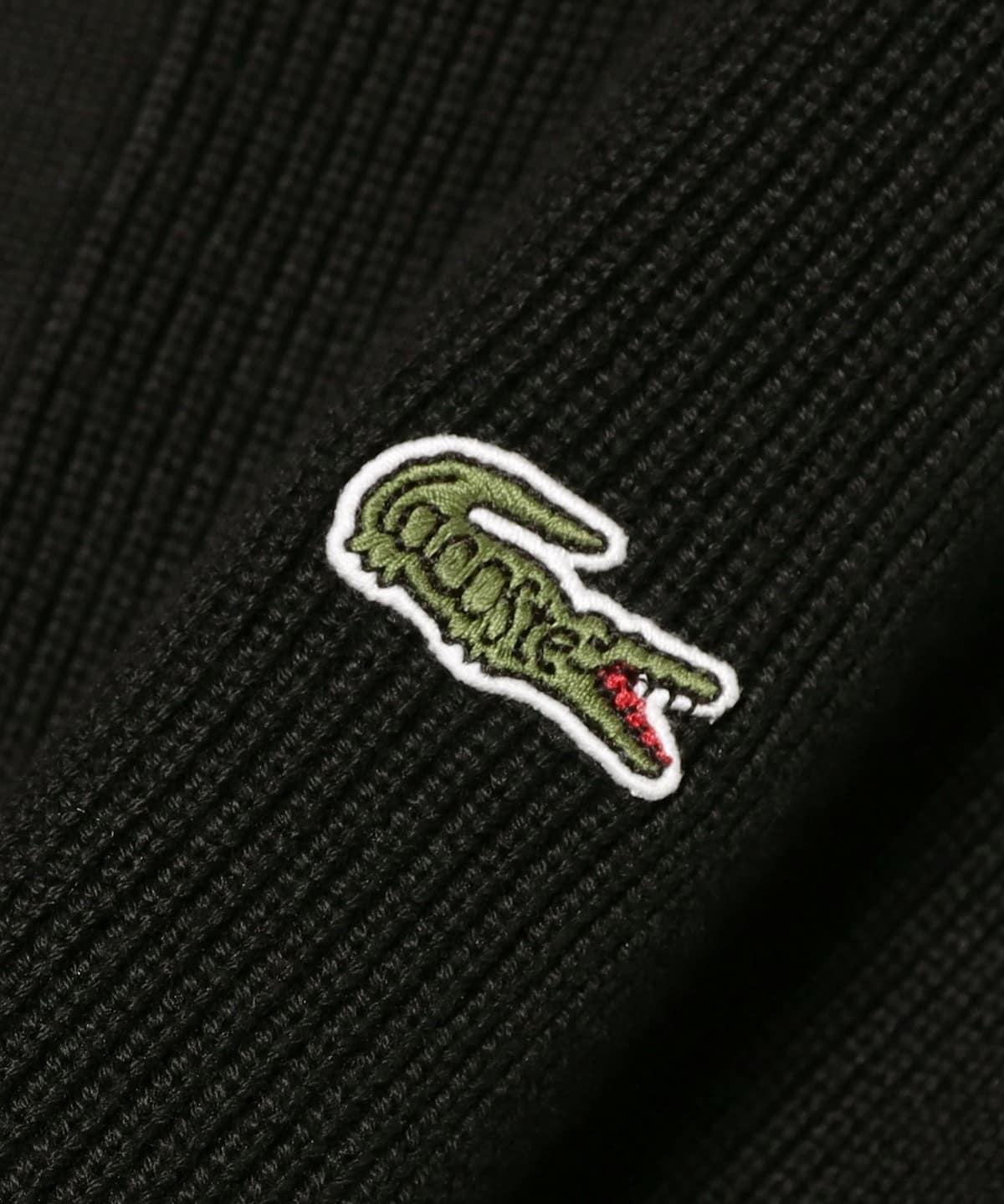 BEAMS (BEAMS) [Special order] LACOSTE / Zip-up knit cardigan