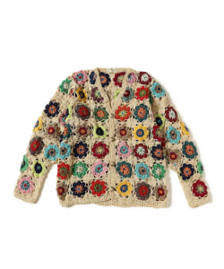 MacMahon Knitting Mills / Crochet Flower Cardigan