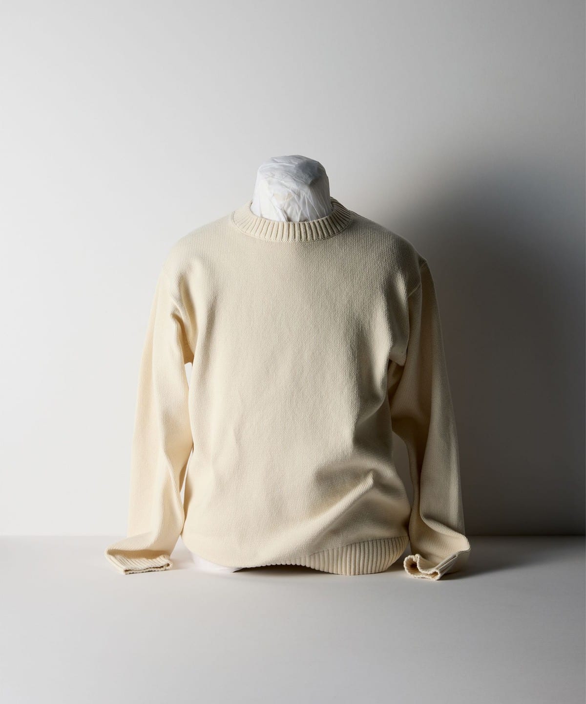 【ショップ限定商品】『the A』 / 5Gauge Suvin Cotton CrewNeck knit トップス MEN OFF WHT L 【ショップ限定商品】『the A』 / 5Gauge Suvin Cotton CrewNeck knit トップス MEN OFF WHT L