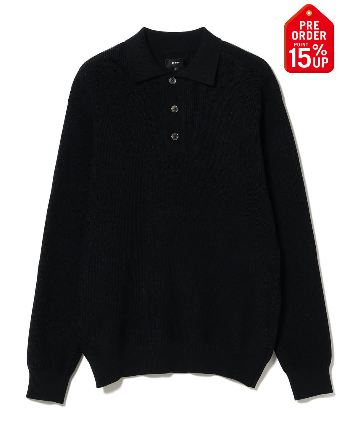 【+15%ポイントUP】12ゲージ アゼ ニットポロ トップス MEN BLACK XL 【+15%ポイントUP】12ゲージ アゼ ニットポロ トップス MEN BLACK XL