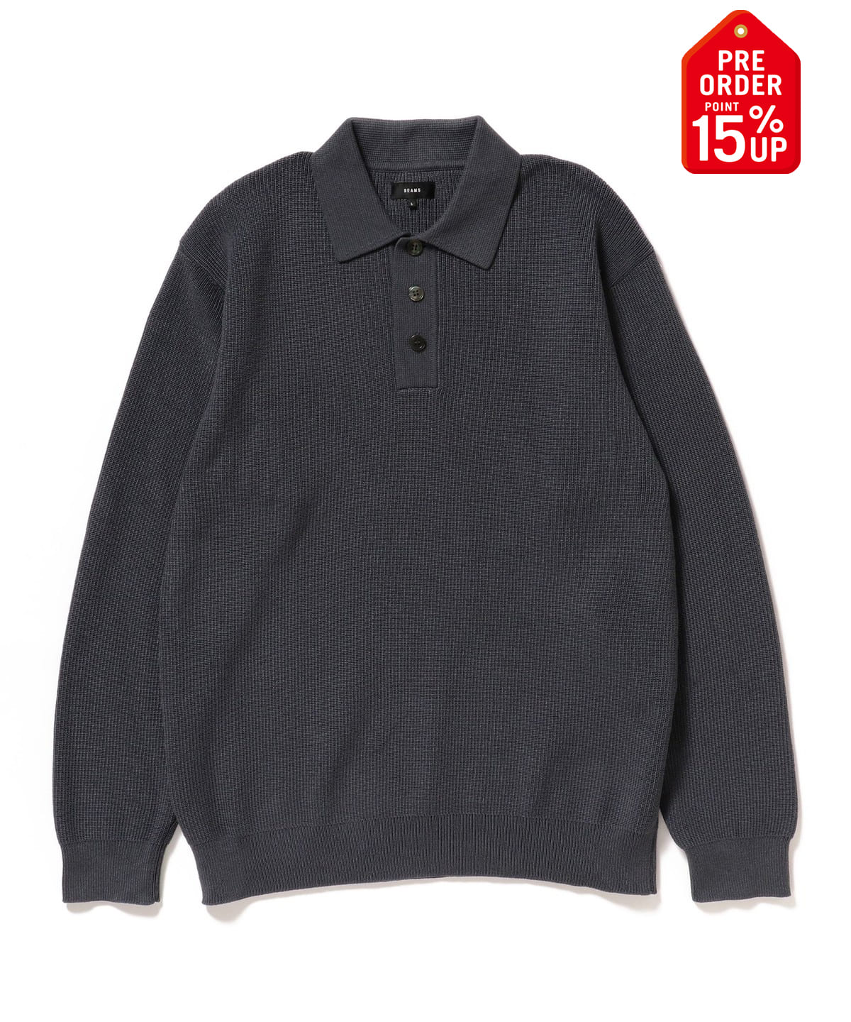 【+15%ポイントUP】12ゲージ アゼ ニットポロ トップス MEN CHARCOAL. G M 【+15%ポイントUP】12ゲージ アゼ ニットポロ トップス MEN CHARCOAL. G M