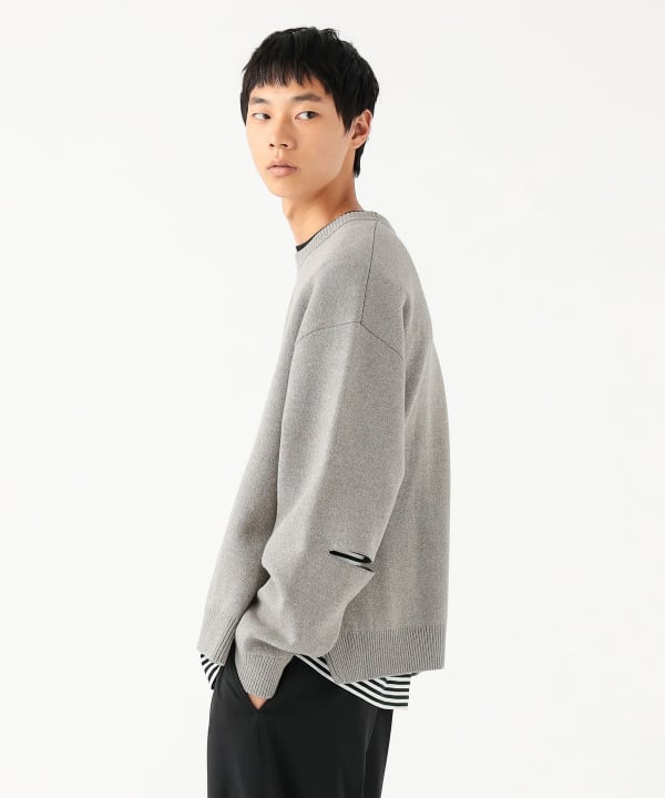 トップス beams ssz kursed knit SSZ BEAMS KURSED KNIT サイズM グレー