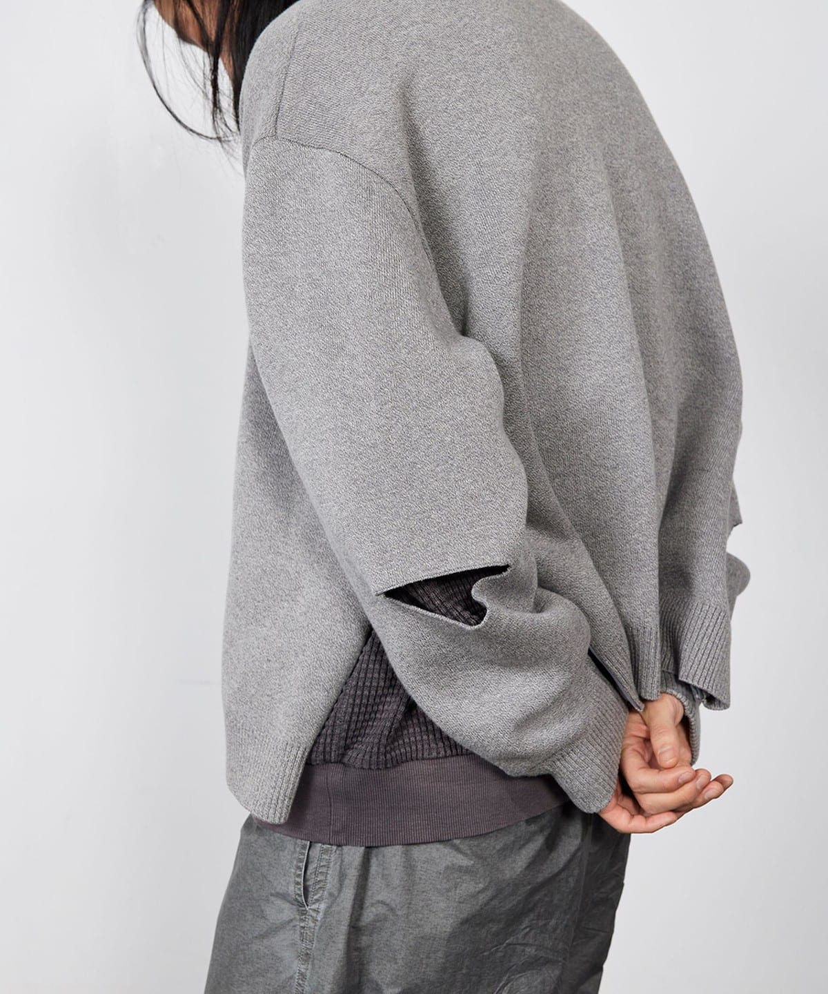 BEAMS（ビームス）12ゲージ スリットニット（トップス ニット