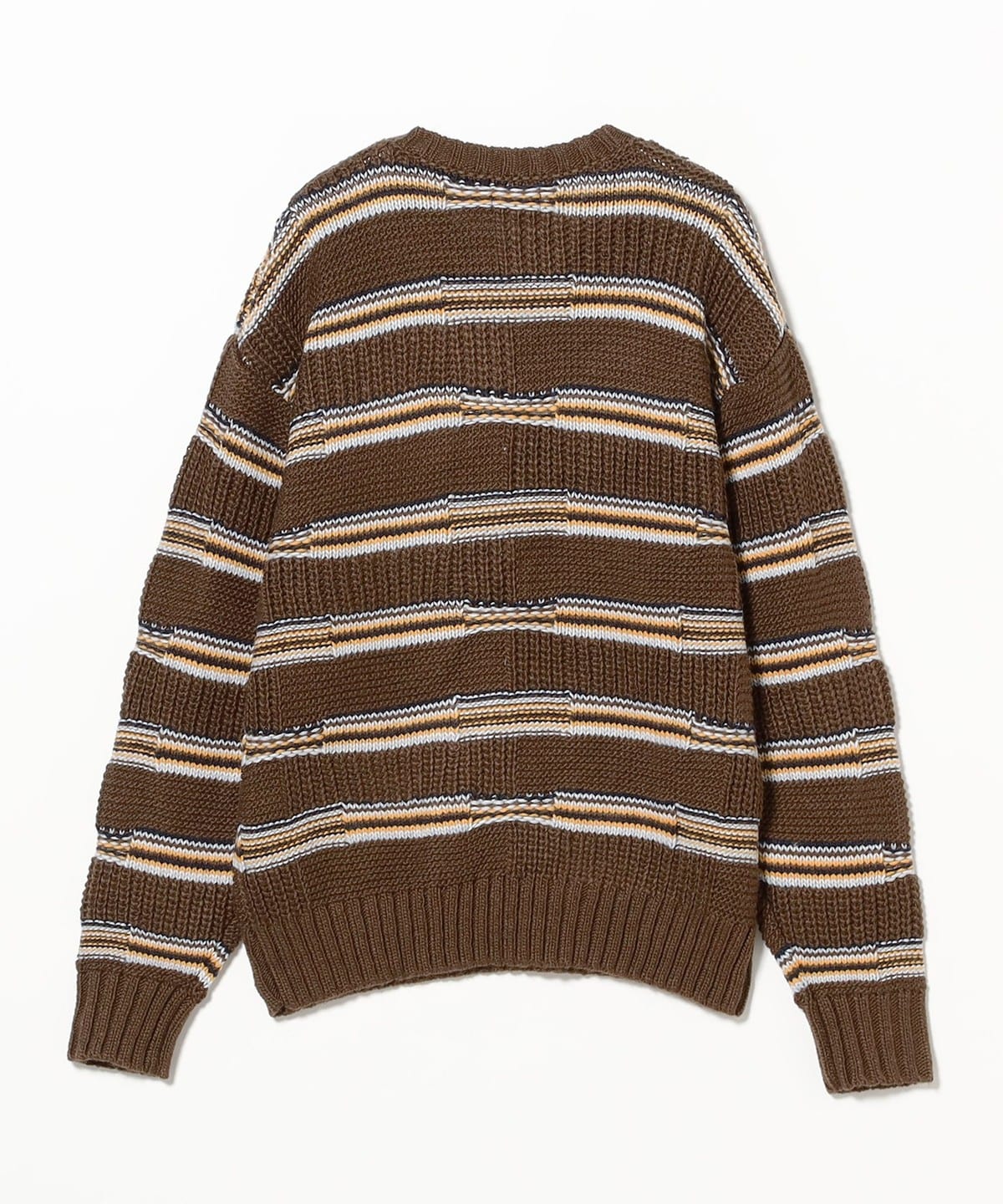 BEAMS リブ編み ニット セーター M ブラウン ブラウン リブ編み ニットセーター M - メルカリ