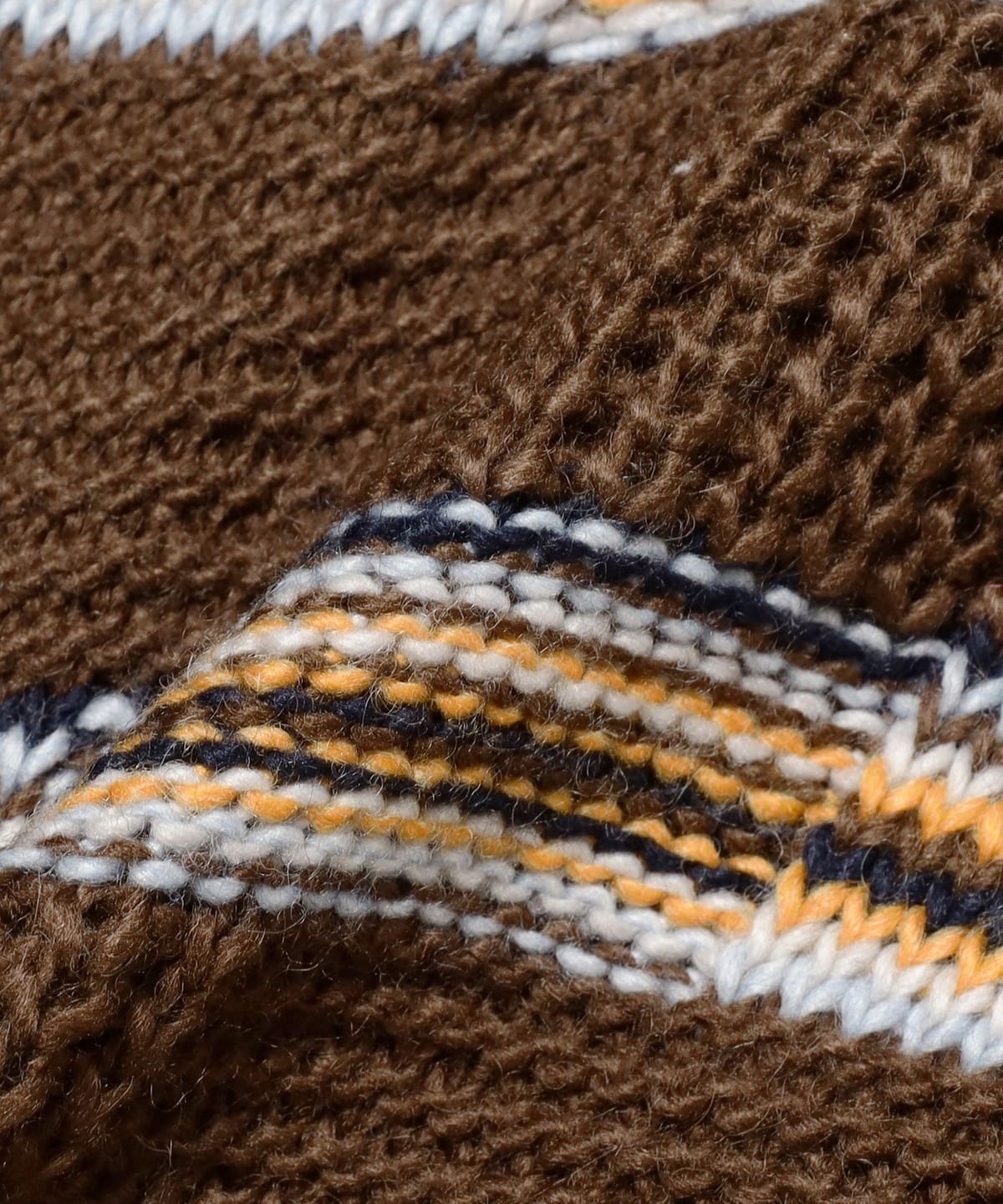 BEAMS（ビームス）3ゲージ リンクス マルチボーダー クルーネック