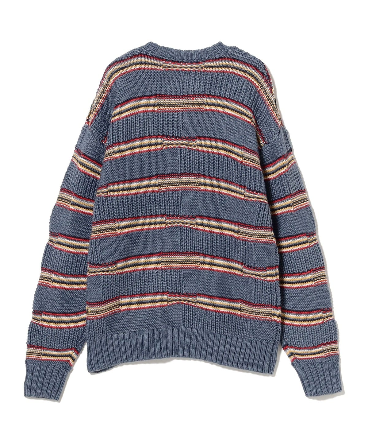 BEAMS（ビームス）3ゲージ リンクス マルチボーダー クルーネック