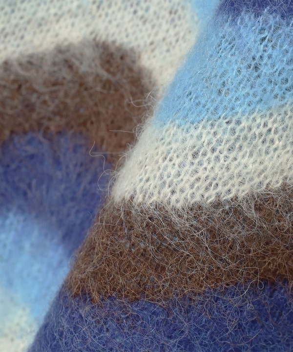 【kz】Lamrof Wave Mohair Stall BEAMS（ビームス）Lamrof / Wave Mohair Knit（トップス ニット