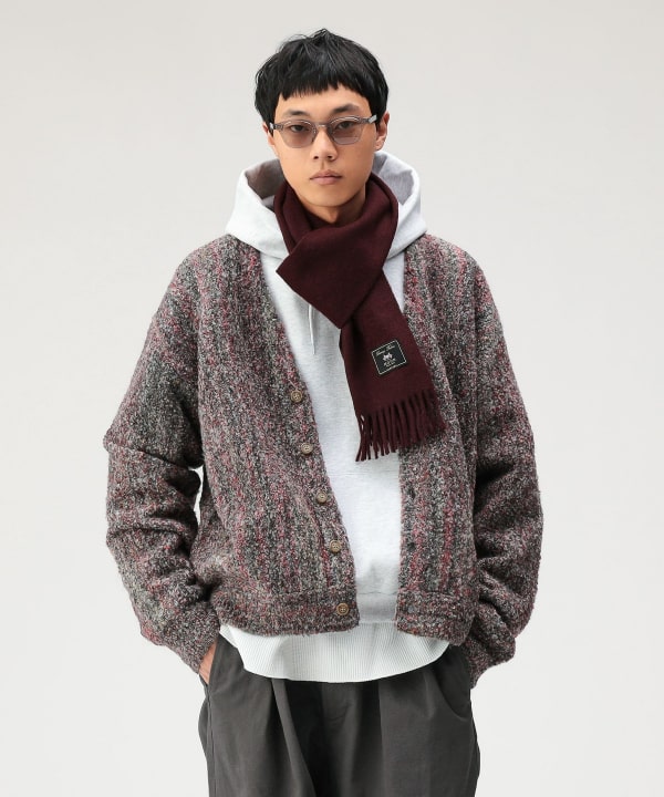 BEAMS（ビームス）5ゲージ ブークレ カーディガン（トップス