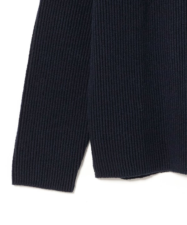 STONE ISLAND / Rib Half-Zip Knit