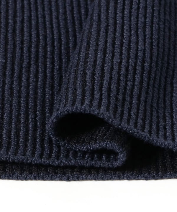 STONE ISLAND / Rib Half-Zip Knit