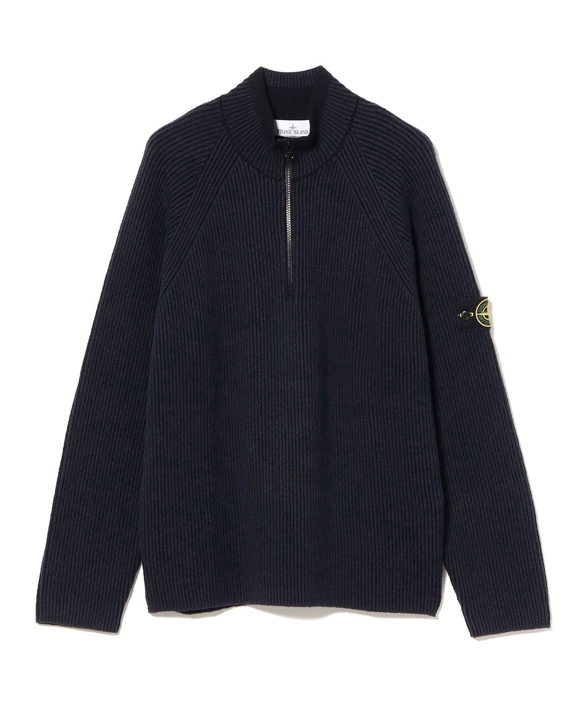 BEAMS（ビームス）STONE ISLAND / Rib Half-Zip Knit（トップス ニット