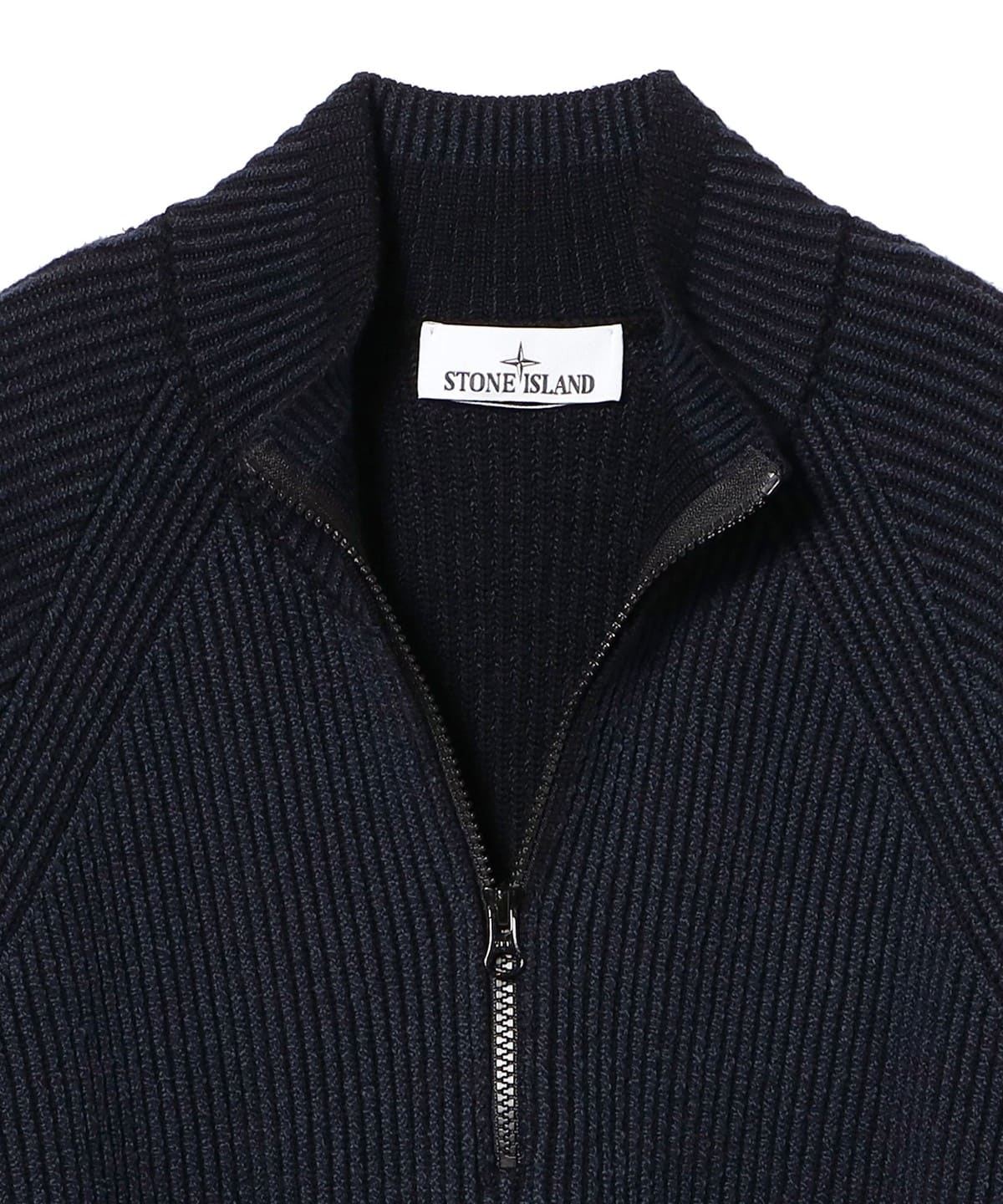 BEAMS（ビームス）STONE ISLAND / Rib Half-Zip Knit（トップス ニット