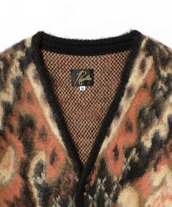 Needles BEAMS別注 モヘアカーディガン XL BEAMS BOY（ビームス ボーイ）NEEDLES / Mohair Cardigan（トップス