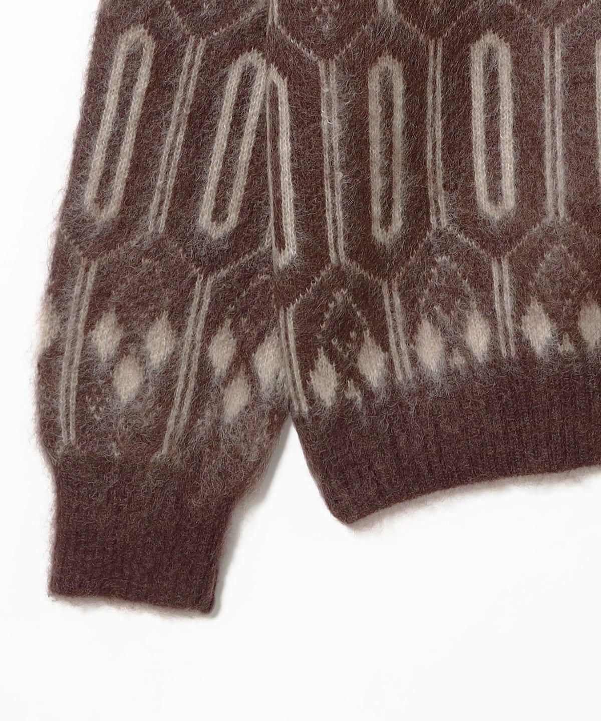 BEAMS（ビームス）NEEDLES / Mohair Cardigan - Geometric（トップス