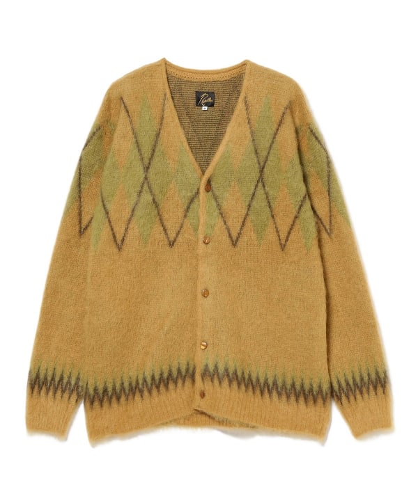 BEAMS（ビームス）NEEDLES / Mohair Cardigan - Argyle