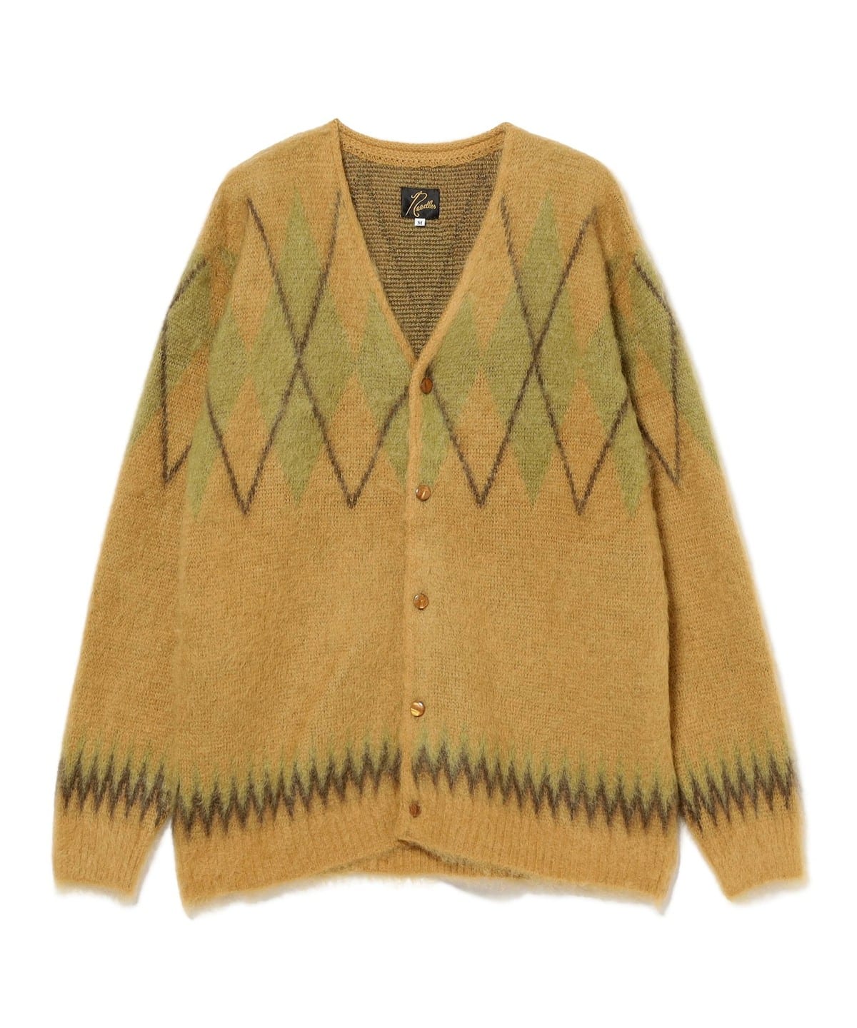 BEAMS（ビームス）NEEDLES / Mohair Cardigan - Argyle