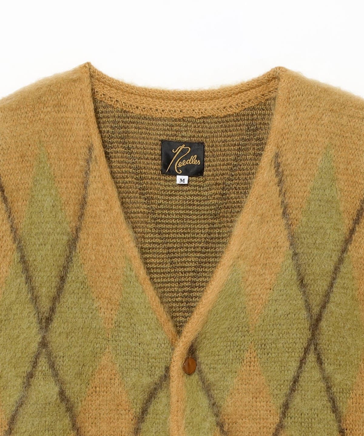 新品Needles Mohair Cardigan Argyle サイズM BEAMS（ビームス）NEEDLES / Mohair Cardigan - Argyle