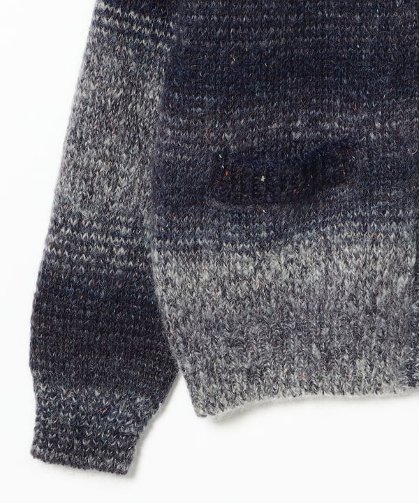 BEAMS（ビームス）UNUSED / Gradation mohair cardigan（トップス