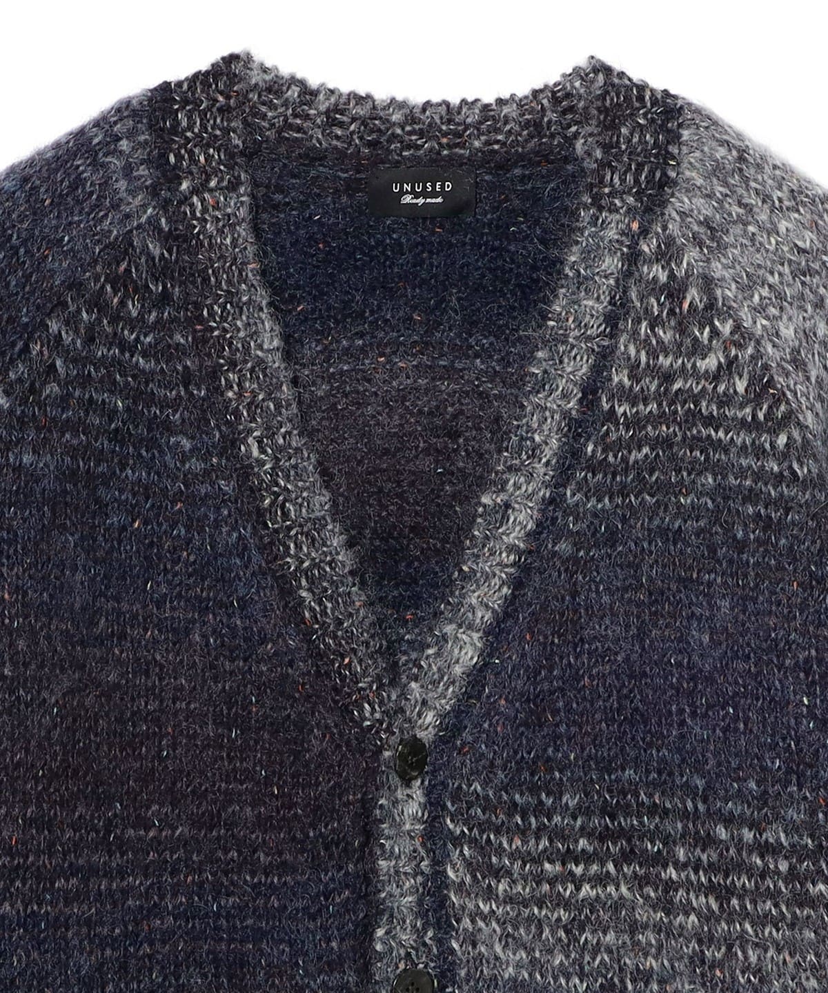 BEAMS（ビームス）UNUSED / Gradation mohair cardigan（トップス