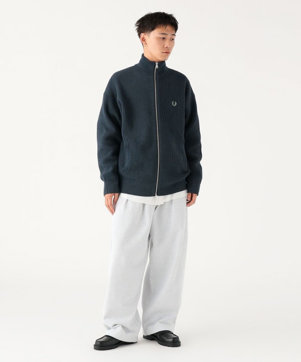 BEAMS（ビームス）【別注】FRED PERRY / ジップ カーディガン