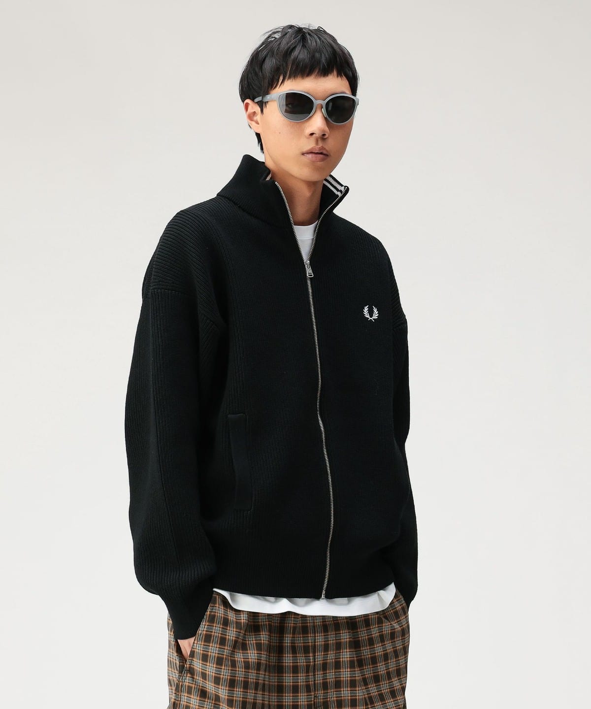 BEAMS（ビームス）【別注】FRED PERRY / ドライバーズニット（トップス