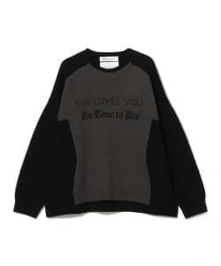 DAIRIKU / Docking Lettered Knit