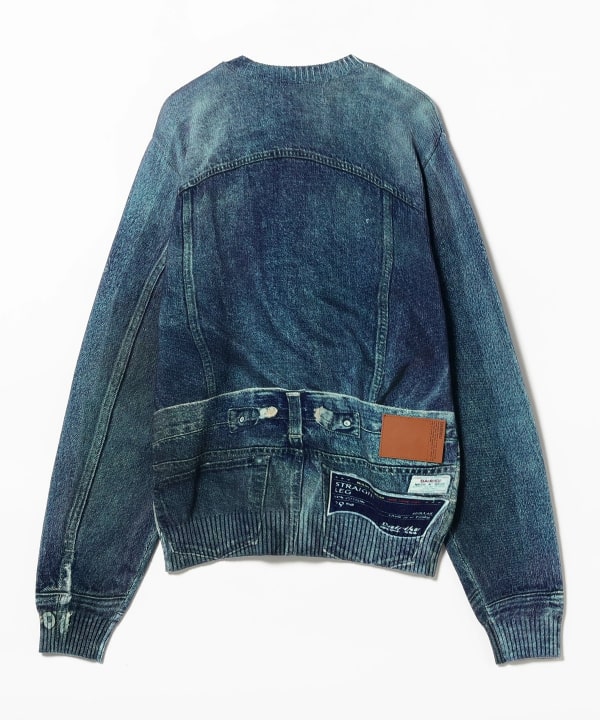 トップス dairiku Layered Damage Knit Layered Damage Knit (20AW K-2) | DAIRIKU / トップス (MEN