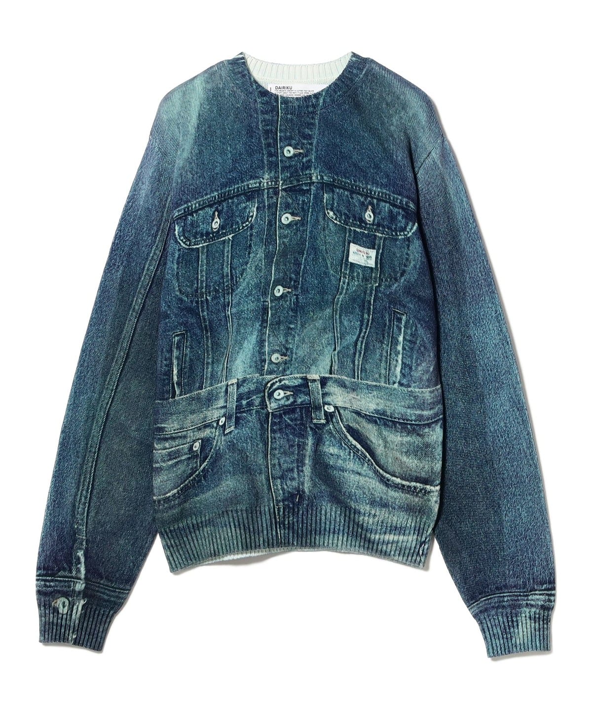 トップス dairiku Layered Damage Knit Layered Damage Knit (20AW K-2) | DAIRIKU / トップス (MEN