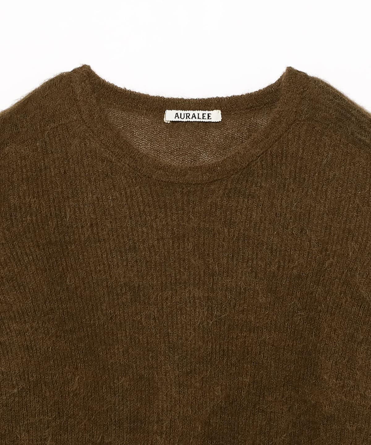BEAMS（ビームス）AURALEE / BABY SURI ALPACA SHEER KNIT P/O