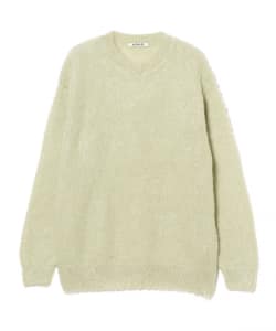 AURALEE / BRUSHED SUPER KID MOHAIR KNIT P/O