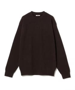 AURALEE / SUPER FINE WOOL RIB KNIT P/O