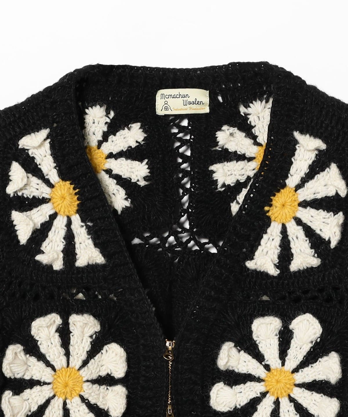 BEAMS（ビームス）MacMahon Knitting Mills / V-Neck Zip