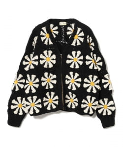 MacMahon Knitting Mills / V-Neck Zip Cardigan-Square