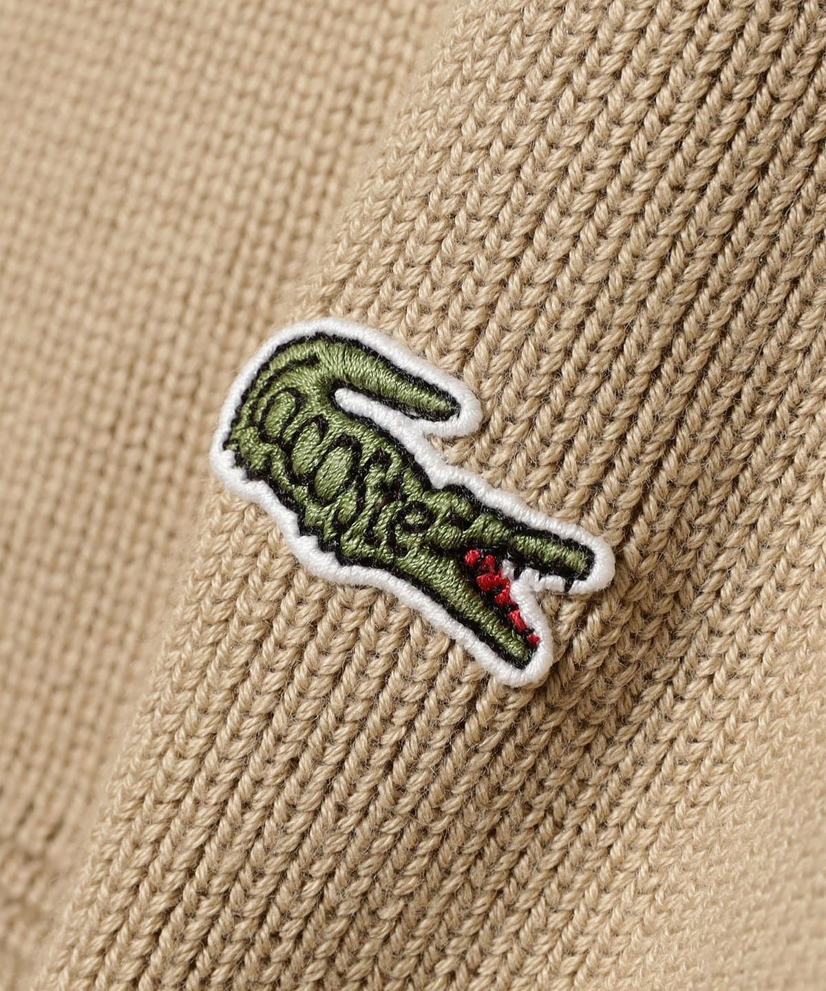 BEAMS（ビームス）【別注】LACOSTE / ジップ カーディガン（トップス