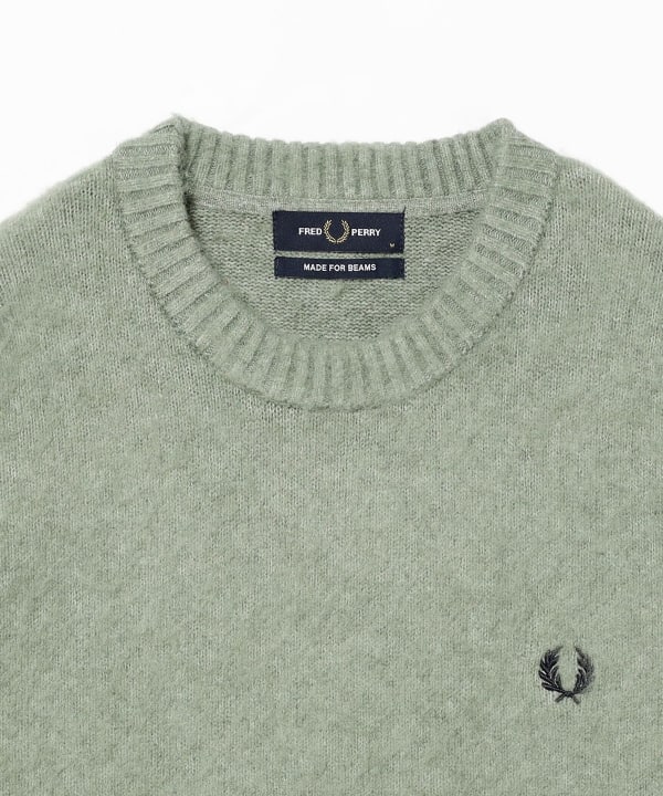 BEAMS（ビームス）【別注】FRED PERRY / フラッフィー クルー