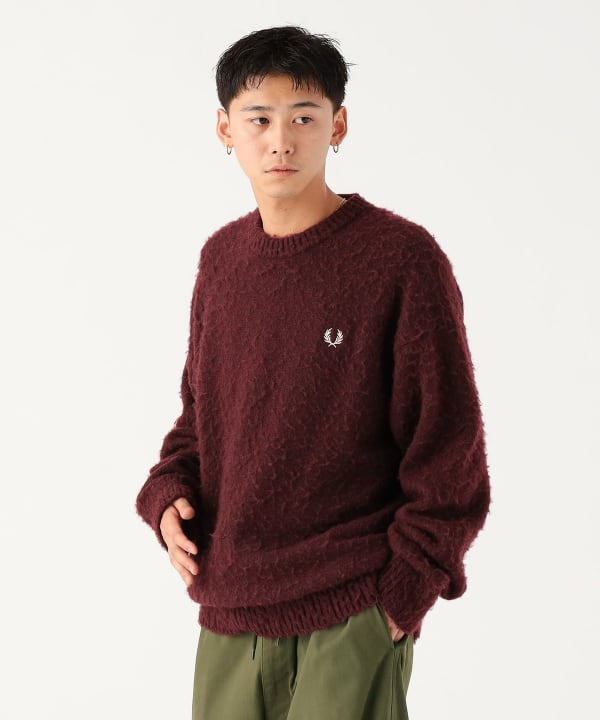 BEAMS（ビームス）【別注】FRED PERRY / フラッフィー クルーネック