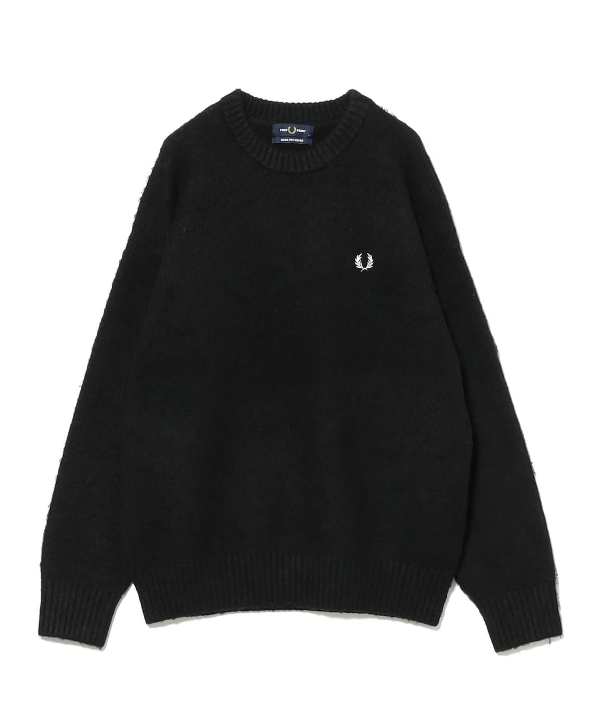FRED PERRY BEAMS 別注 フラッフィ クルーネックニットXLサイズ BEAMS（ビームス）【別注】FRED PERRY / フラッフィー クルー